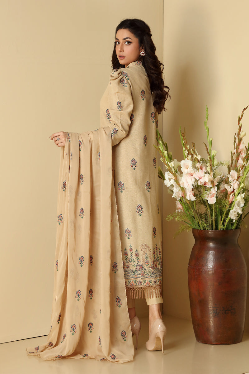 EMBROIDERED COTTON KARANDI 3PCS