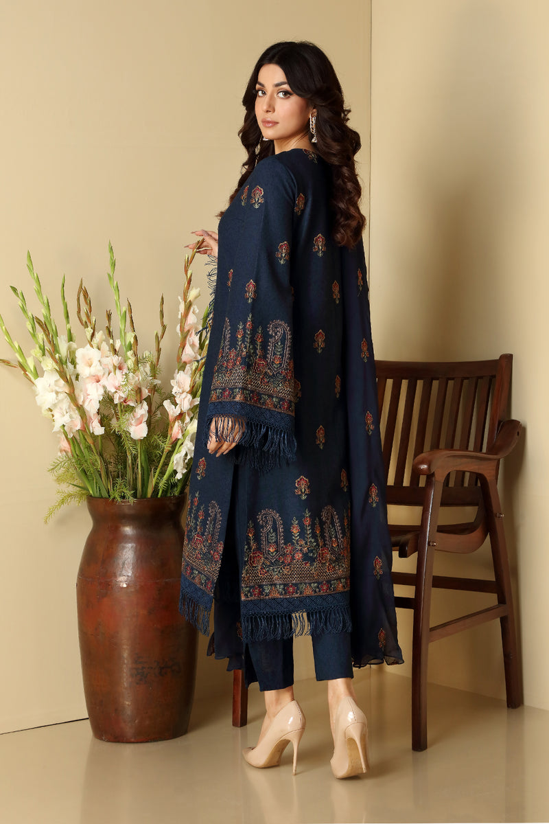 EMBROIDERED COTTON KARANDI 3PCS