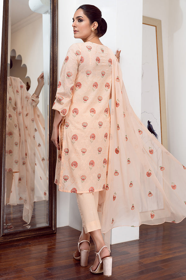 EMBROIDERED LAWN 3 PC SUIT