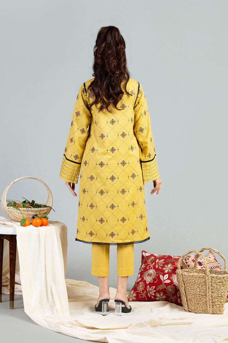 EMBROIDERED KARANDI LAWN 3 PCS