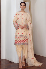 EMBROIDERED LAWN 3 PC SUIT