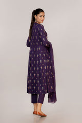 EMBROIDERED  KARANDI LAWN 3PCS