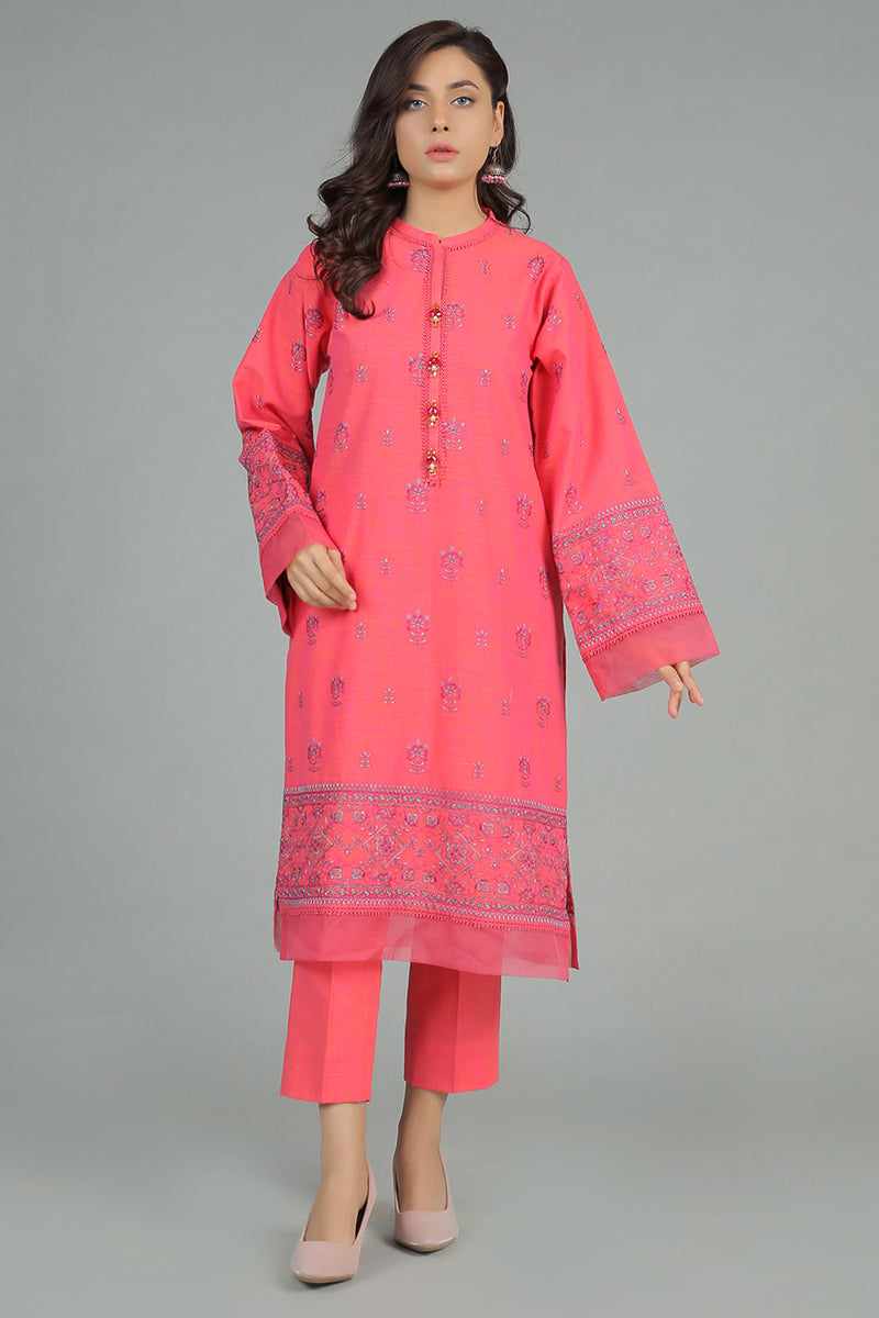 EMBROIDERED  KHADDAR 2PCS