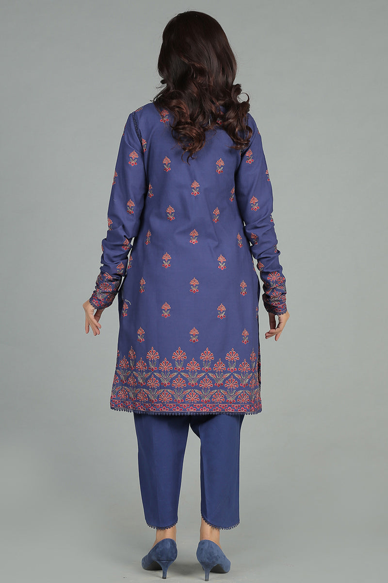 EMBROIDERED KHADDAR 2PCS