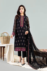 EMBROIDERED CHIFFON 2 PCS