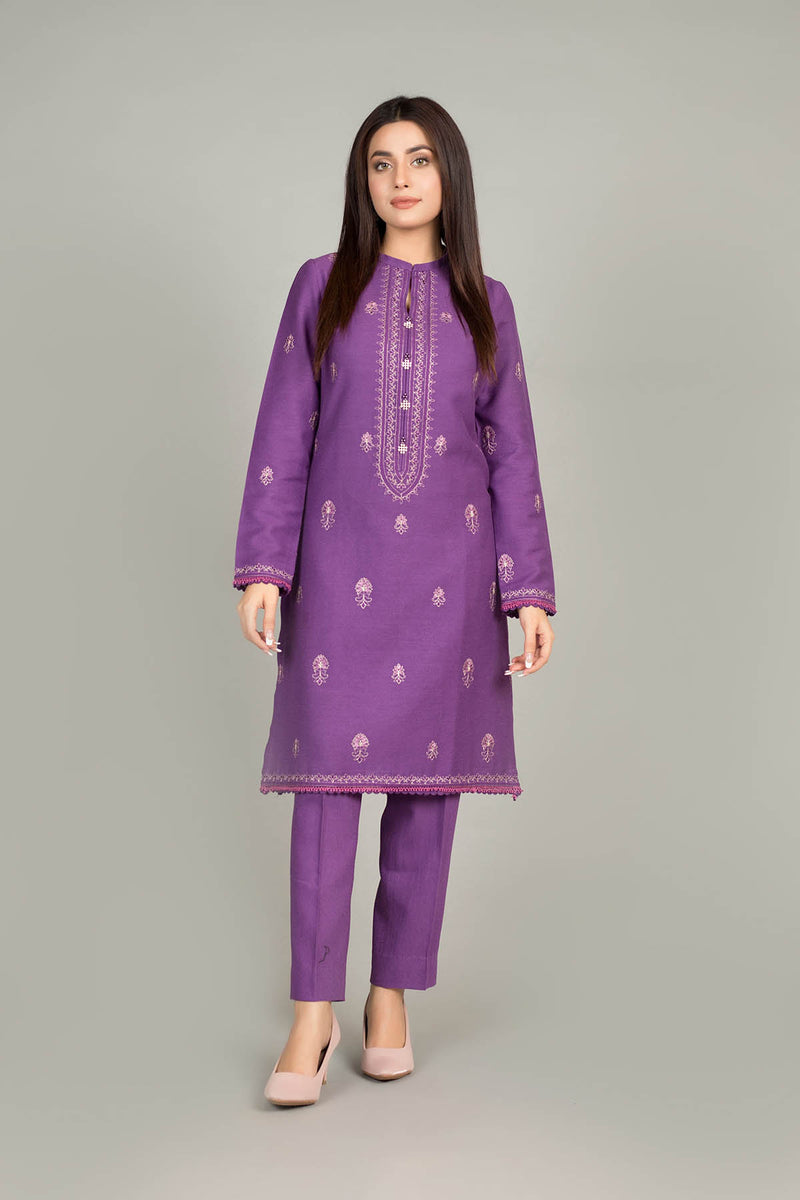 EMBROIDERED COTTON KARANDI 2PCS