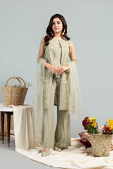 EMBROIDERED POLYESTER NET