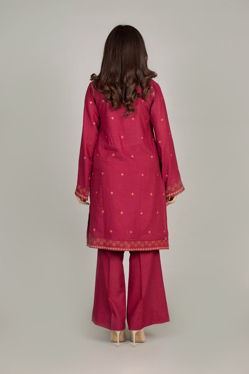 EMBROIDERED  KARANDI LAWN 3PCS