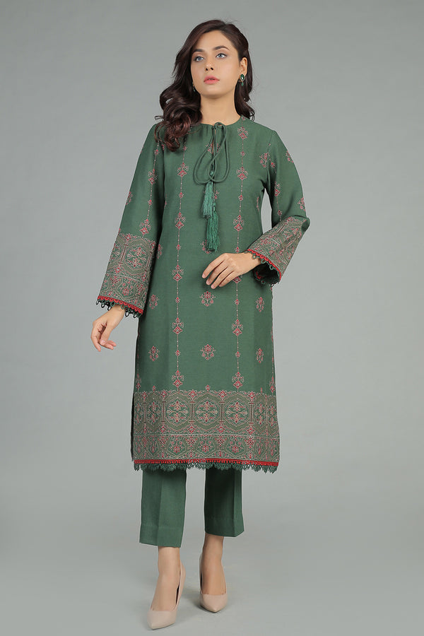 EMBROIDERED COTTON KARANDI 2PCS