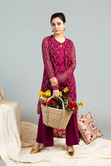 EMBROIDERED CHIFFON 2 PCS