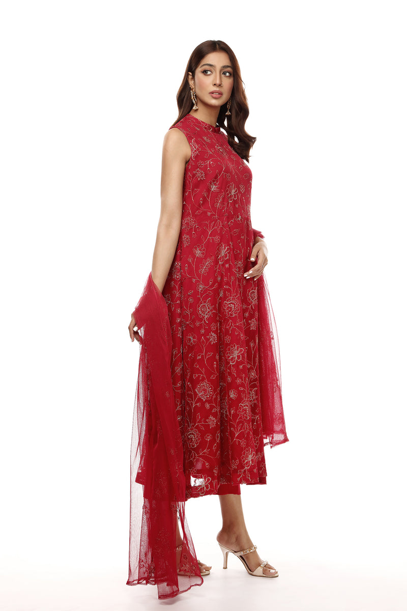 EMBROIDERED POLYESTER NET 2 PCS