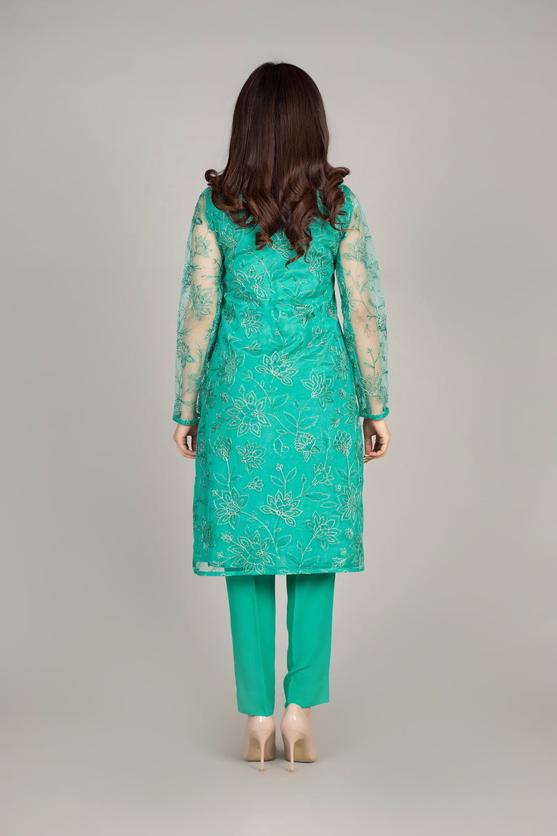 EMBROIDERED POLYESTER NET