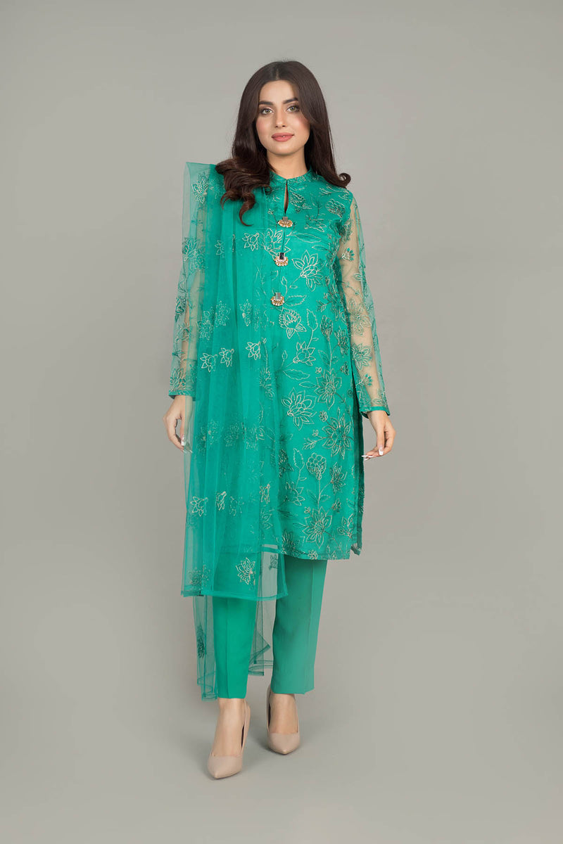 EMBROIDERED POLYESTER NET