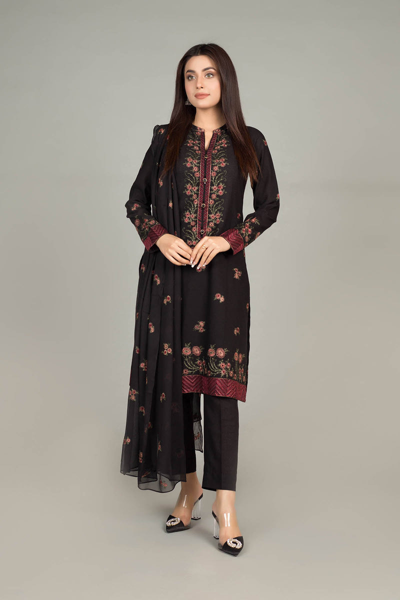 EMBROIDERED  KARANDI LAWN 3PCS