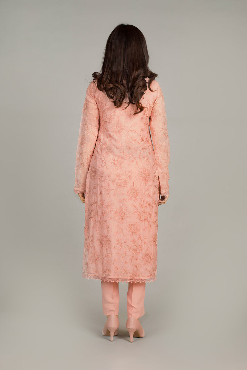 EMBROIDERED CHIFFON 2 PCS