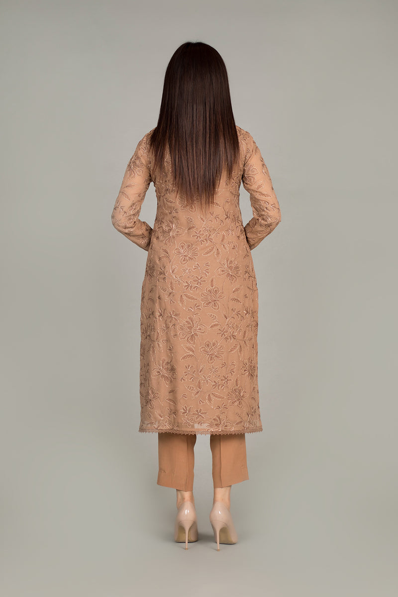 EMBROIDERED CHIFFON 2 PCS