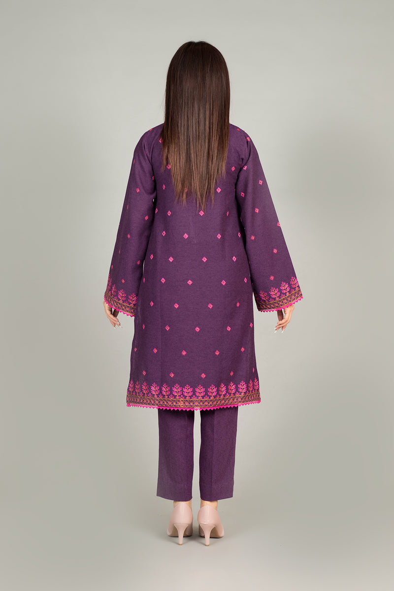 EMBROIDERED COTTON KARANDI 2PCS