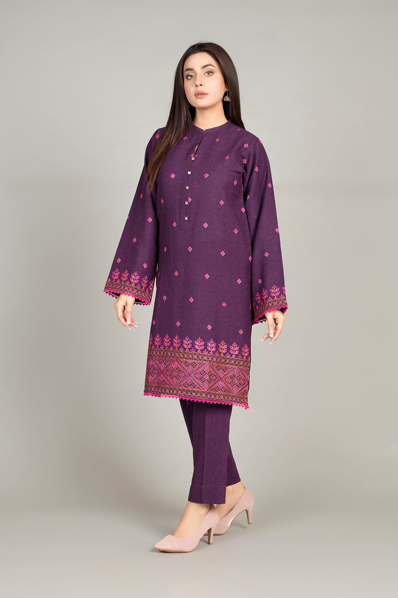 EMBROIDERED COTTON KARANDI 2PCS