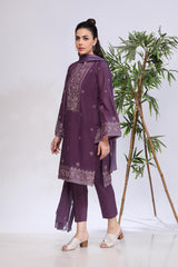 EMBROIDERED  LAWN 3 PCS