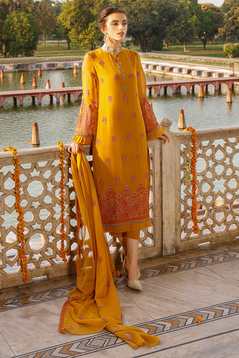 EMBROIDERED  CHIFFON 2 PCS