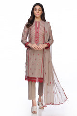 EMBROIDERED  LAWN 3 PCS