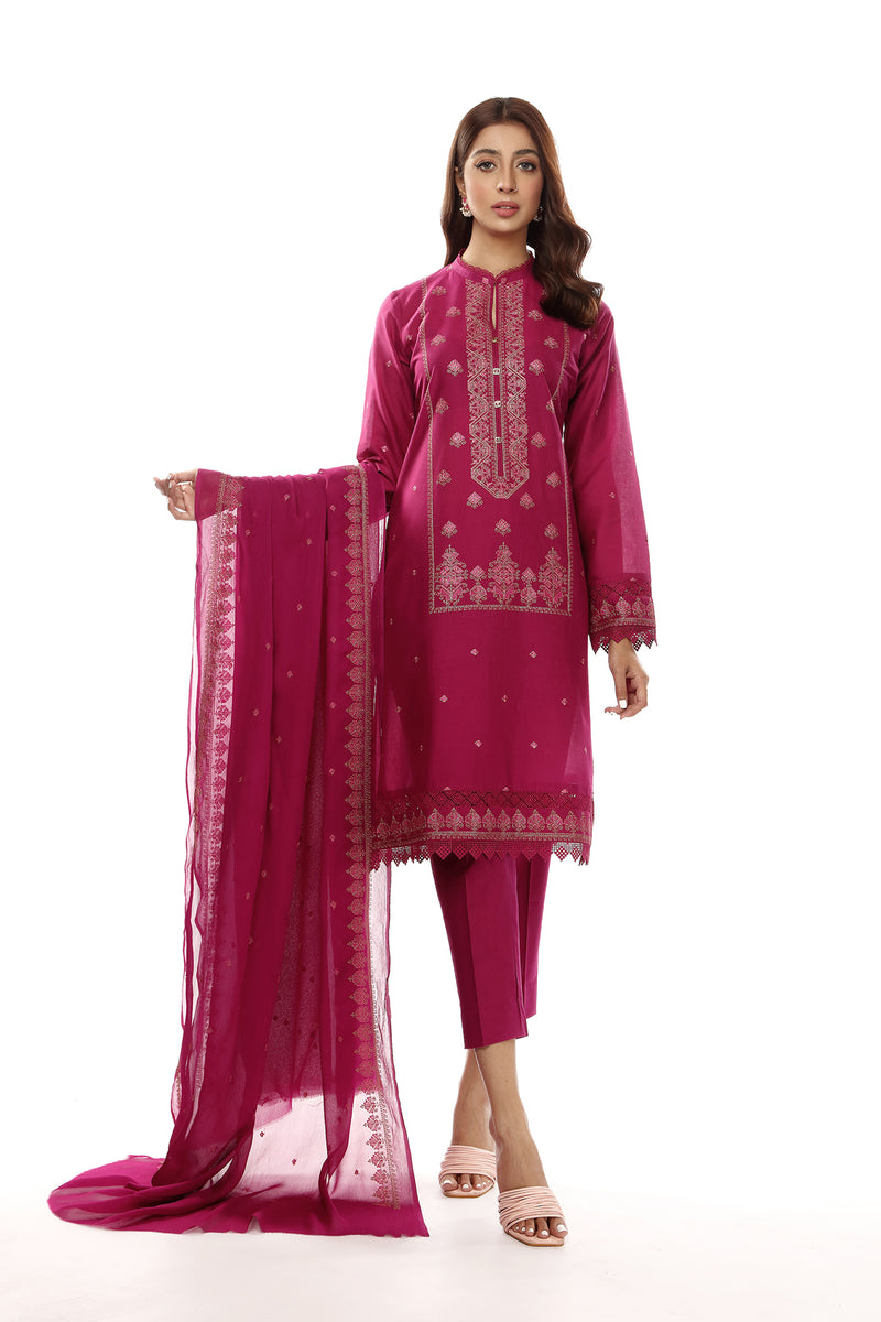 EMBROIDERED  LAWN 3 PCS