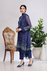 EMBROIDERED  CHIFFON 2 PCS
