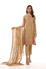 EMBROIDERED  CHIFFON 2 PCS