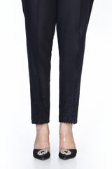 EMBROIDERED CAMBRIC TROUSER