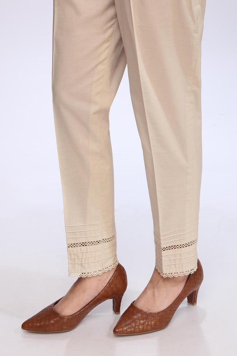EMBROIDERED CAMBRIC TROUSER