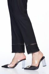 EMBROIDERED CAMBRIC TROUSER