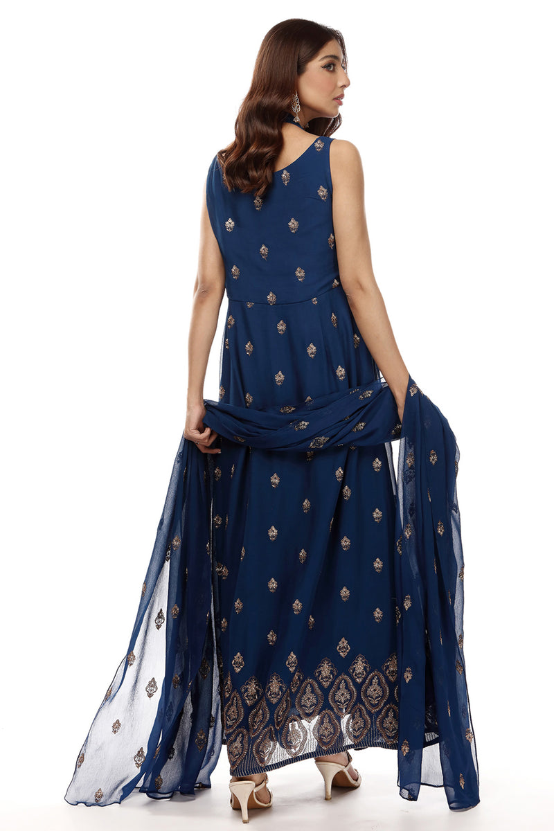 EMBROIDERED  CHIFFON 2 PCS