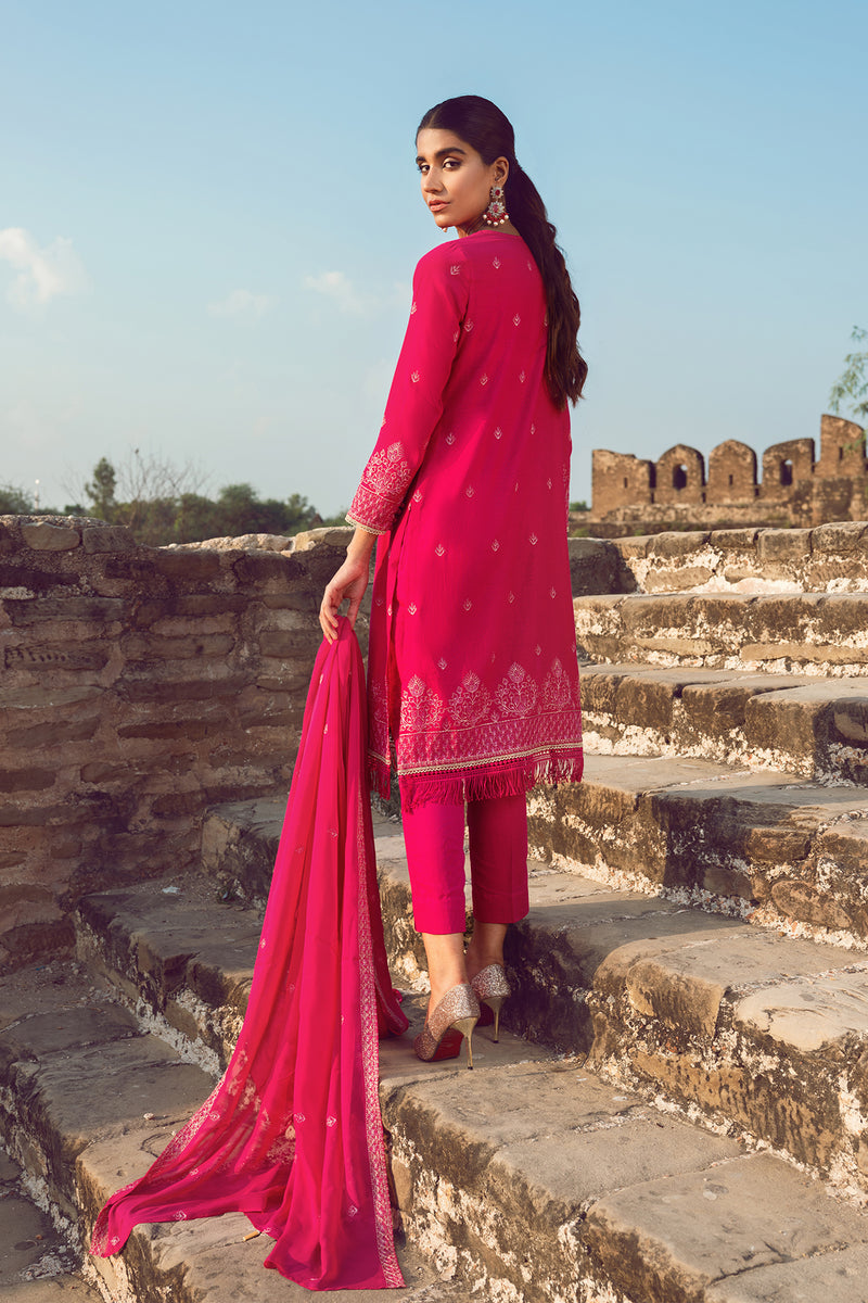 EMBROIDERED  KARANDI LAWN 3PCS