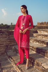 EMBROIDERED  KARANDI LAWN 3PCS