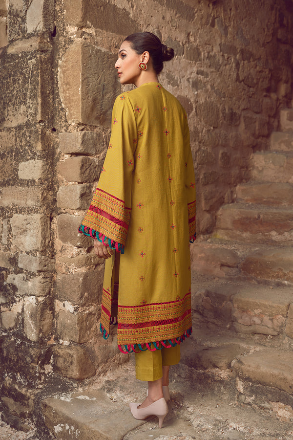 EMBROIDERED  KHADDAR 2PCS