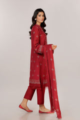 EMBROIDERED COTTON KARANDI 3PCS