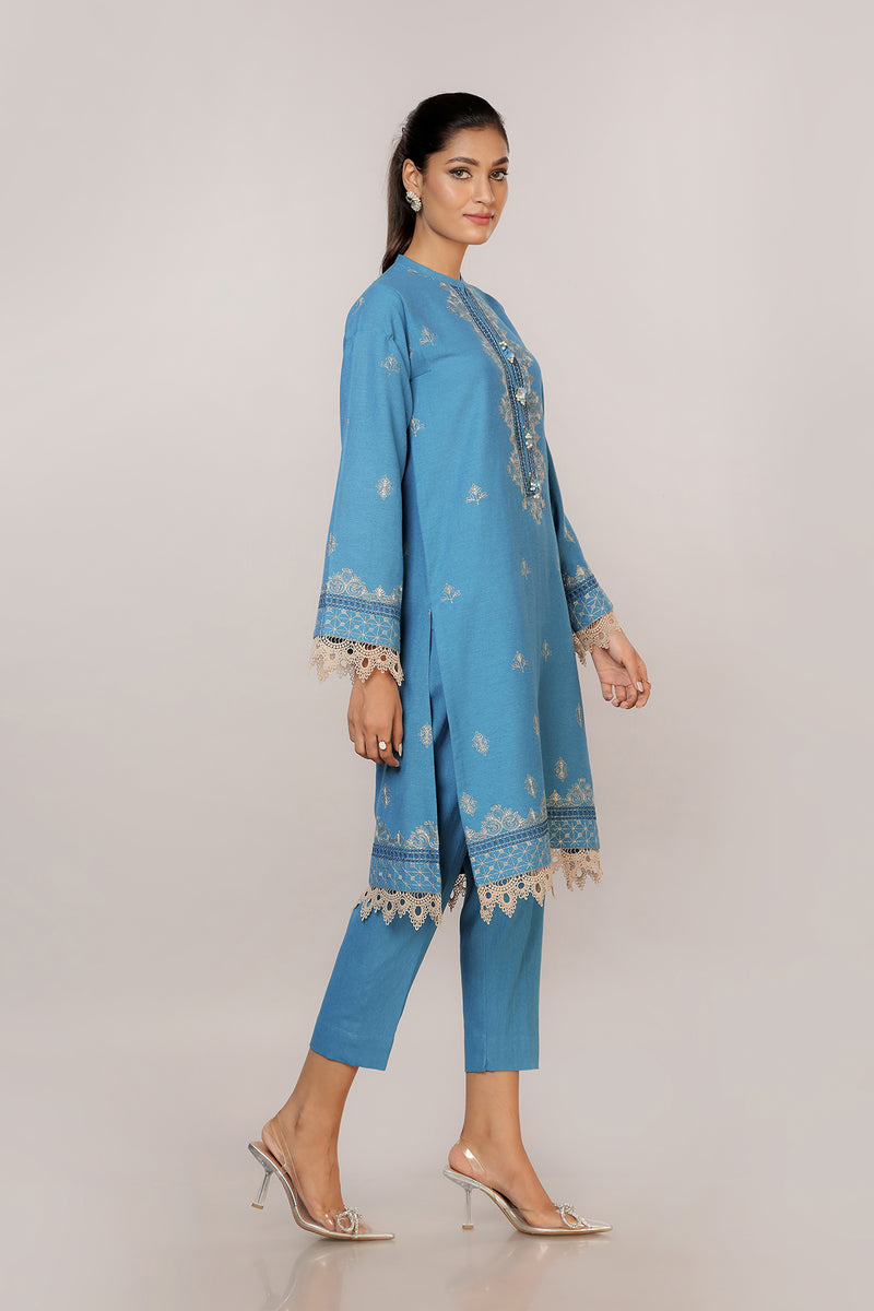 EMBROIDERED COTTON KARANDI 2PCS