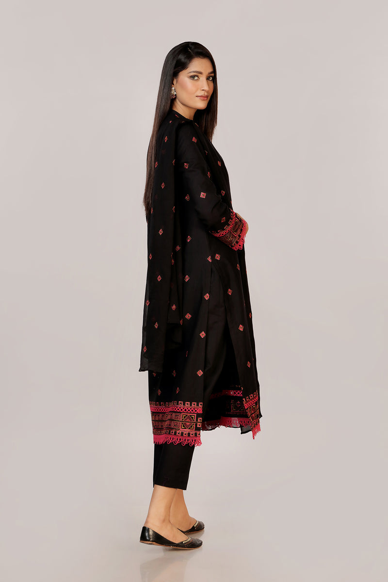 EMBROIDERED KAHADDAR 3PCS