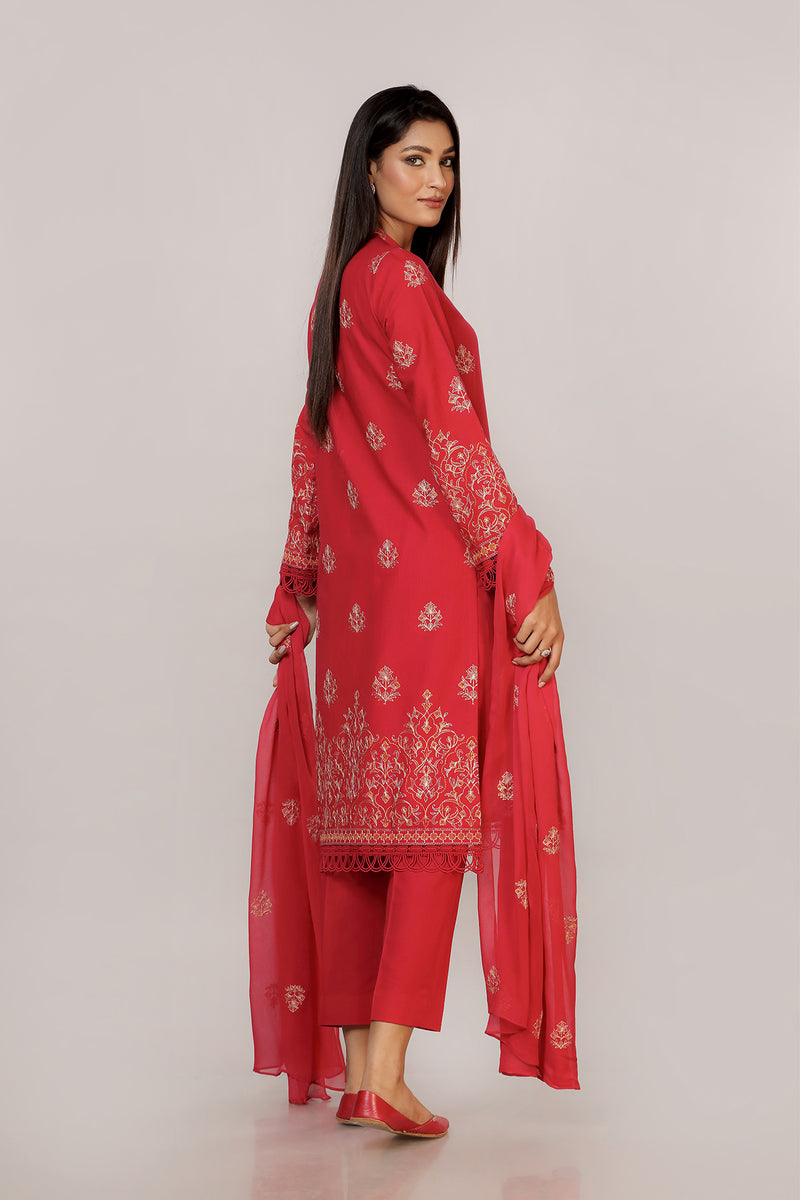 EMBROIDERED KAHADDAR 3PCS