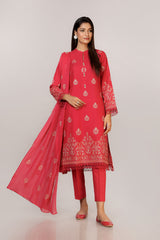EMBROIDERED KAHADDAR 3PCS