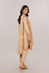 EMBROIDERED COTTON KARANDI 3PCS