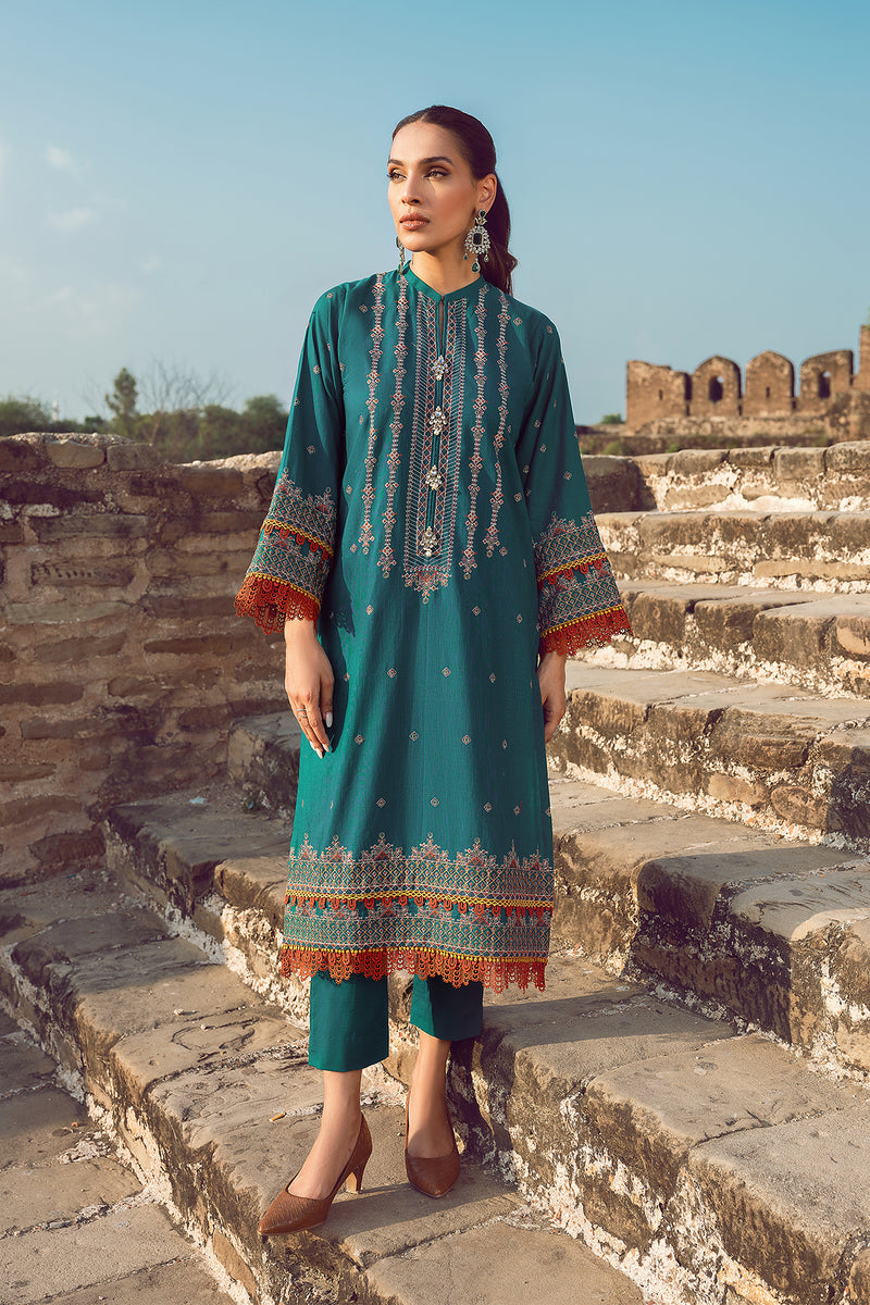 EMBROIDERED  KHADDAR 2PCS