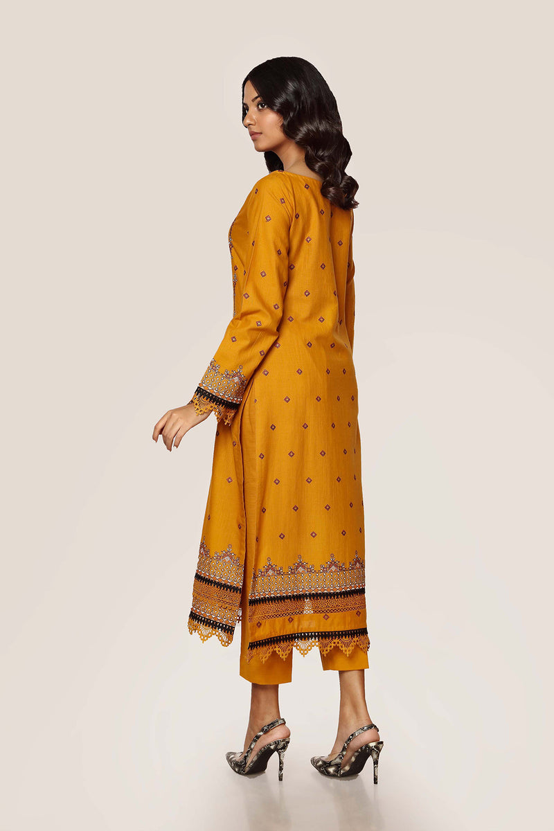 EMBROIDERED  KHADDAR 2PCS