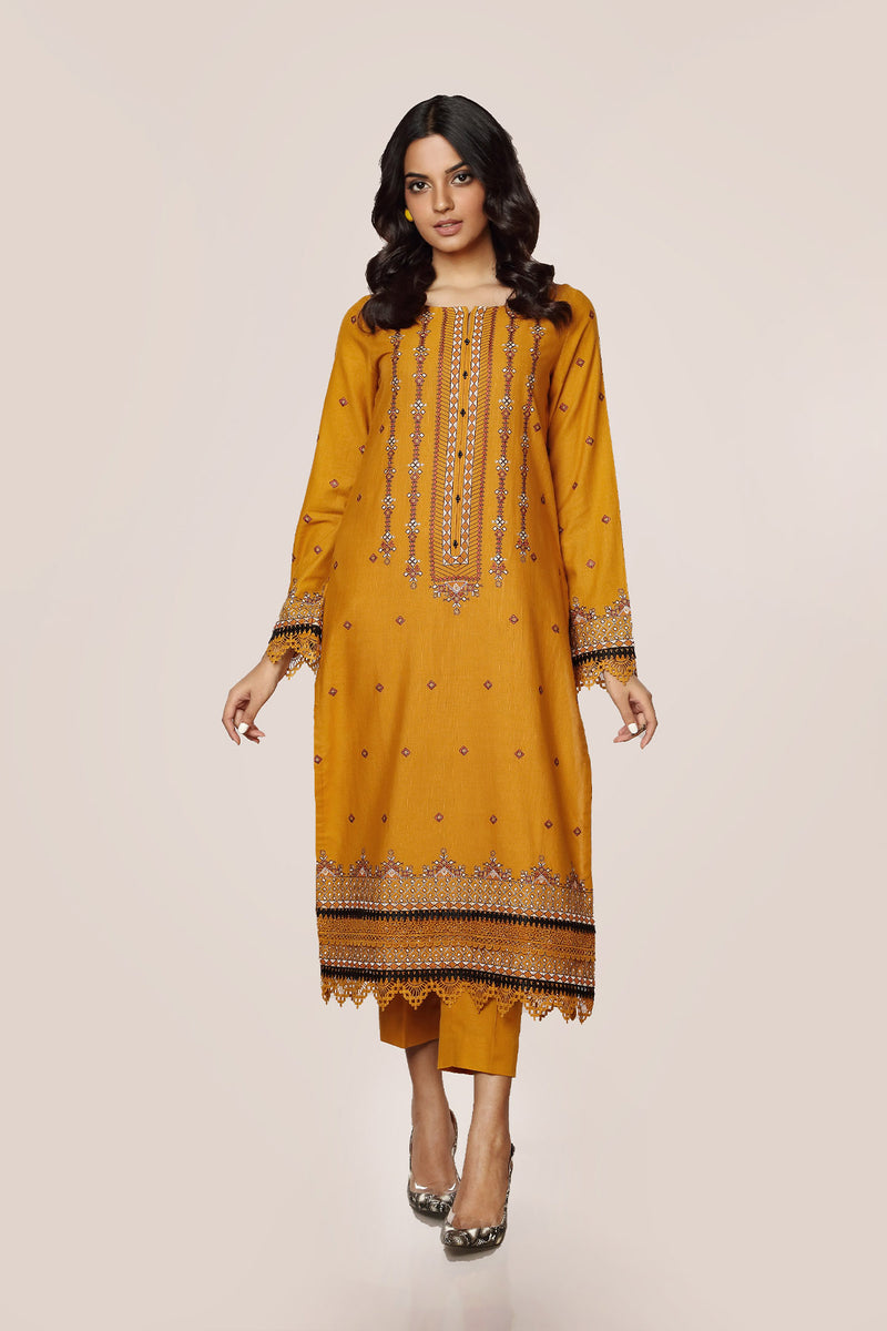 EMBROIDERED  KHADDAR 2PCS