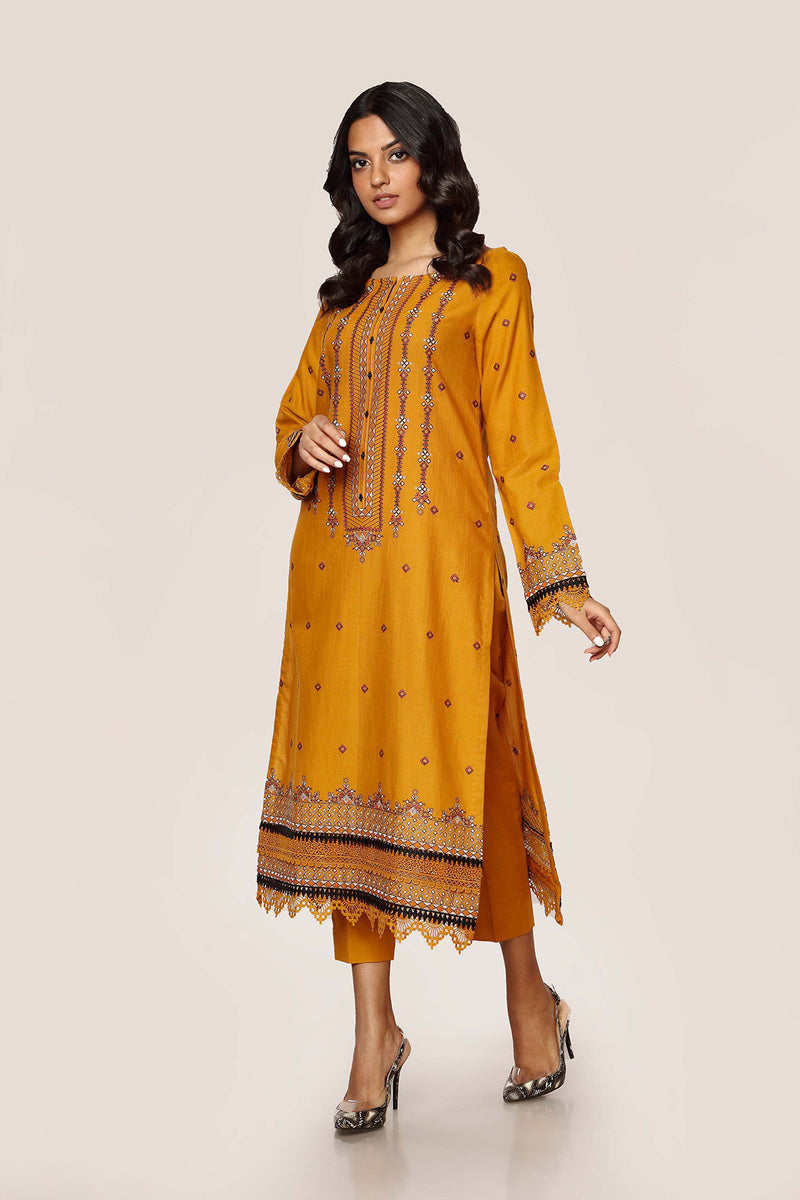 EMBROIDERED  KHADDAR 2PCS