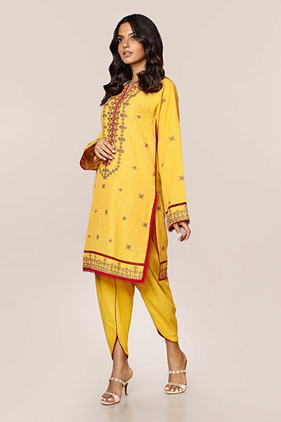 EMBROIDERED  COTTON KARANDI 2PCS