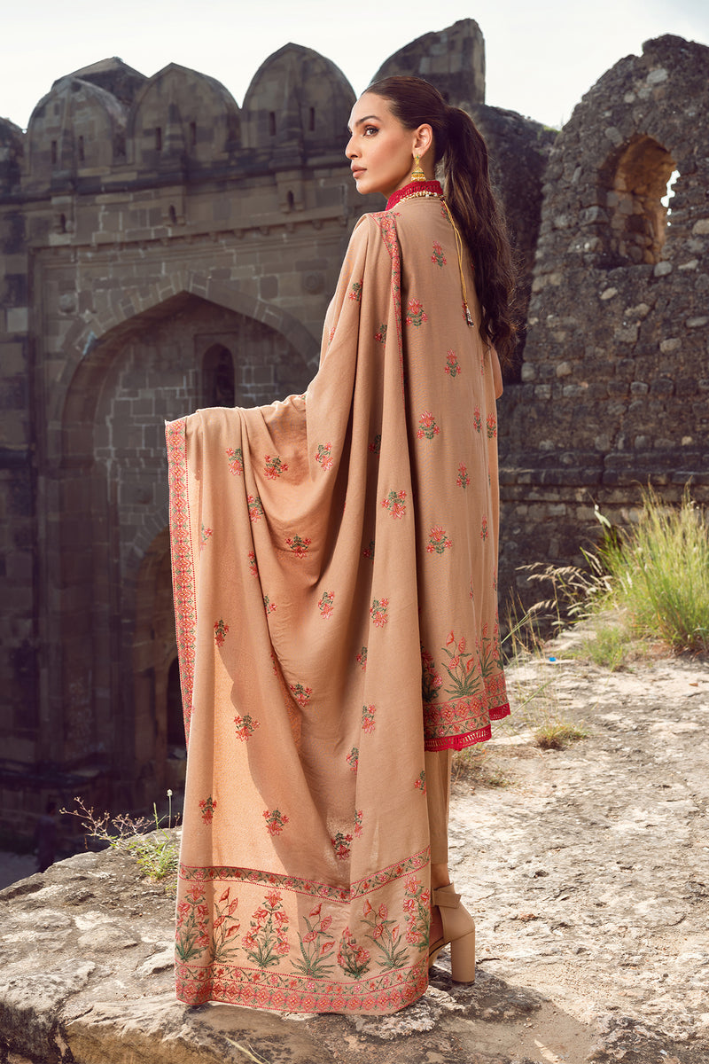EMBROIDERED  KARANDI LAWN 2PCS