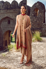 EMBROIDERED  KARANDI LAWN 2PCS