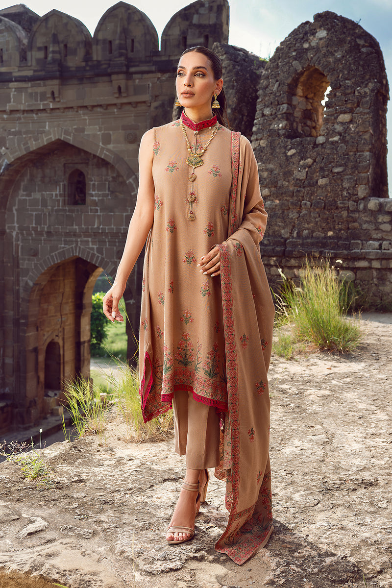 EMBROIDERED  KARANDI LAWN 2PCS