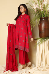 EMBROIDERED COTTON KARANDI 3PCS